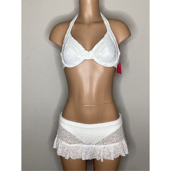 New. Kate Spade & Robin Piccone lace bikini. L-top/M-bottom. Retails $210 - Picture 2 of 6